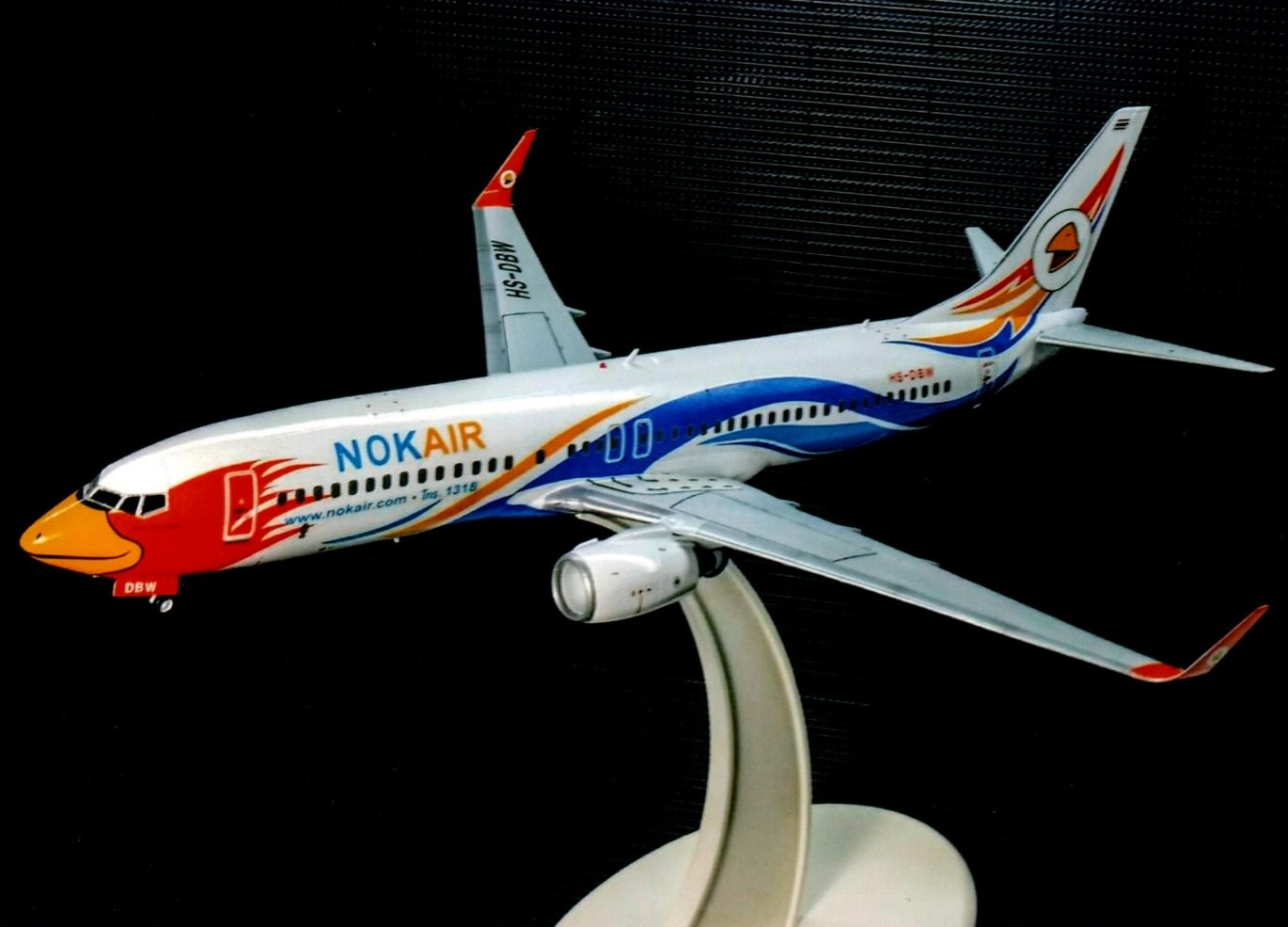DECAL 1/144 Nok Air Boeing 737-800 " Nok Fah Kram"