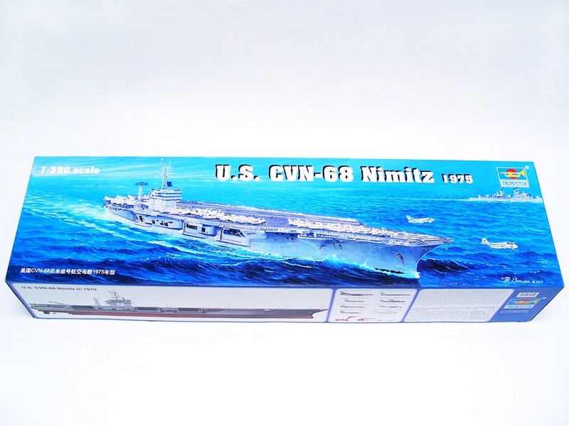 1/350 U.S. CVN-68 Nimitz aircraft carrier 1975