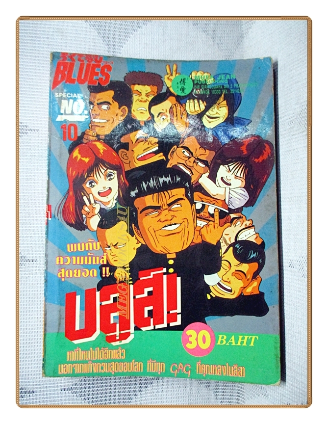 การ์ตูนบ้าน จอมเก BLUES (บูลส์) เล่ม10 สนพ.หมึกจีน สภาพปานกลาง