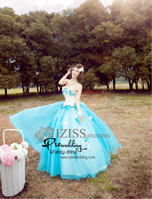 ***พรีออเดอร์***ชุดคู่ถ่ายพรีเวดดิ้ง (prewedding dress) & ชุดแต่งงานแฟนซี (Fancy wedding dress)ชายหญิง "ธีมสีฟ้า-ขาว"