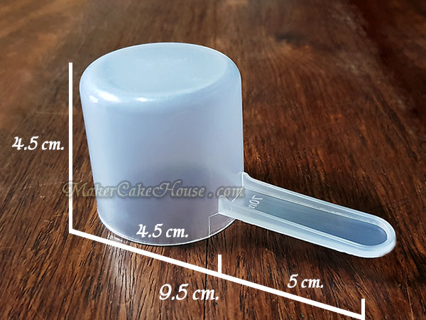 ช้อนสคูปตวงอาหารเสริม เวย์โปรตีน หรือส่วนผสม 70 ml. ( ราคา 10 ชิ้น )