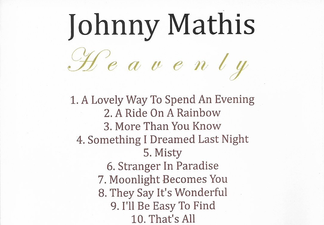 CD,Johnny Mathis - Heavenly (2010)(Netherlands)