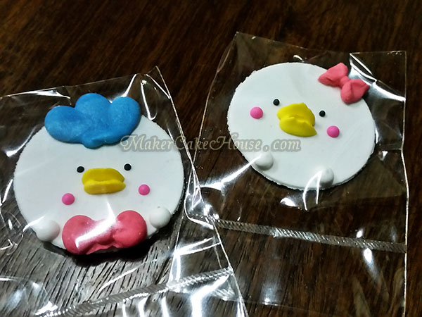กัมเพสรูปไก่น่ารัก ( 5 ชิ้น )