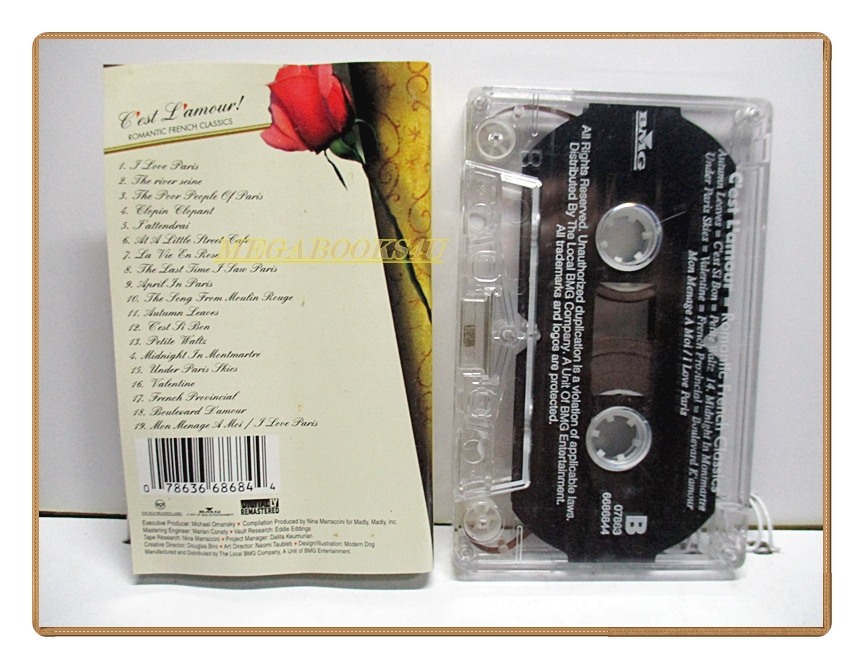 ขายเทปเพลงเก่า C'EST L'AMORU! ROMANTIC FRENCH CLASSICS