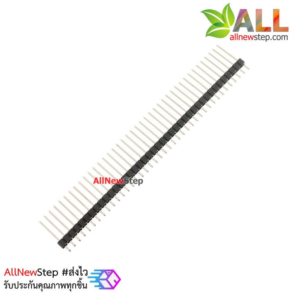 ก้างปลา 1x40pin 2.54mm แบบยาว 15mm 40p Pin Header