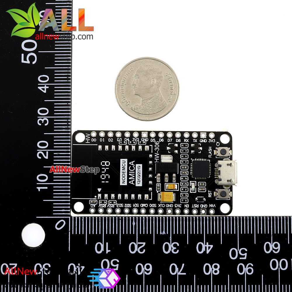 บอร์ด NodeMCU Development board based on ESP8266-12E/12F CP2102