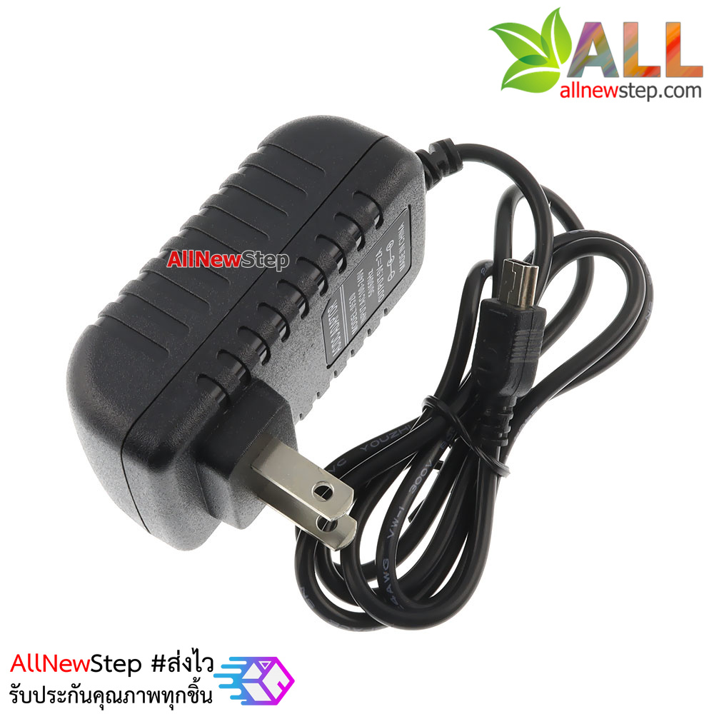 Power Adapter 5V 1.5A อะแดปเตอร์ 5V กระแสช่วงพีคสูงสุด 2A หัวแจ๊ค mini usb