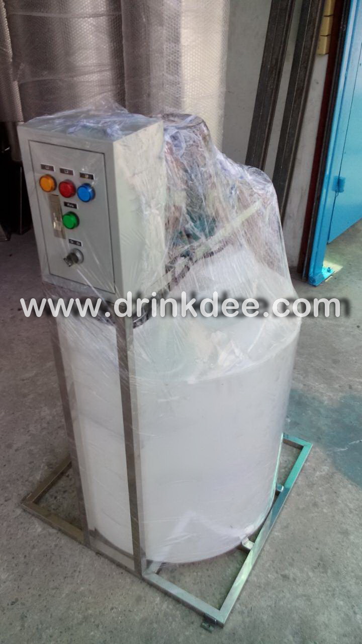 ถัง PE 200 ลิตร ผสมเคมี (โครงสแตนเลส) 0.5 Hp