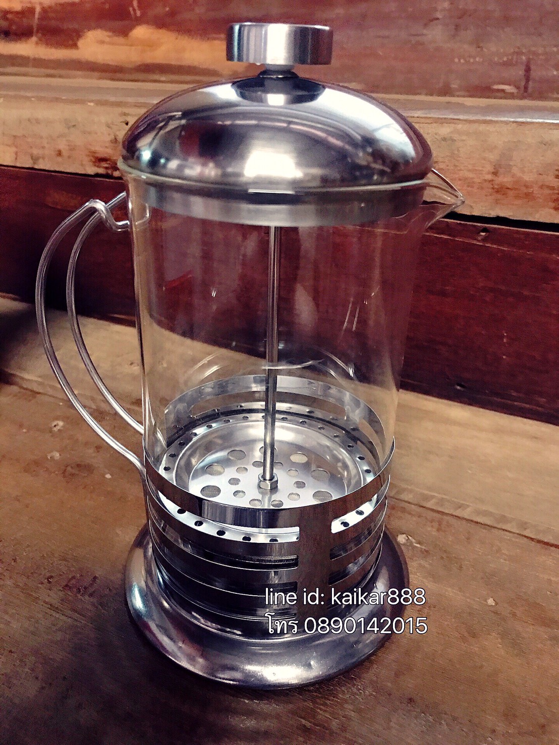 แก้วชงกาแฟ หรือ แก้วชงชา French Press 600ml.