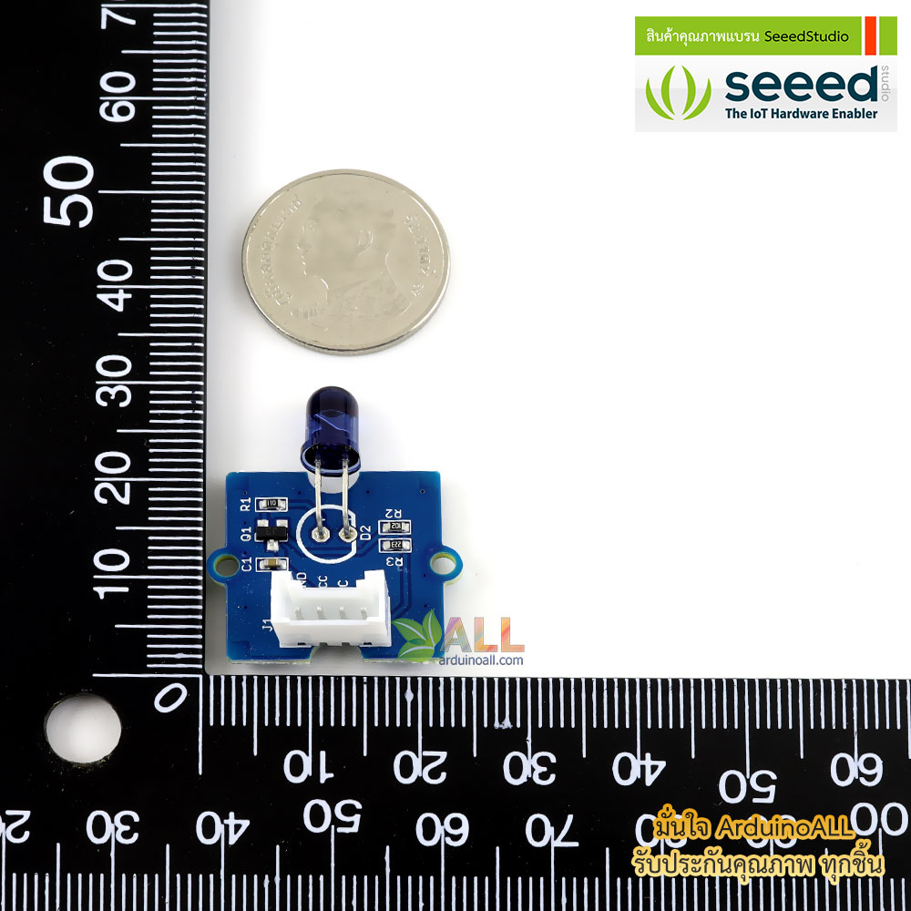 โมดูลเซนเซอร์เปลวไฟ Grove - Flame Sensor ของแท้จาก Seeed Studio