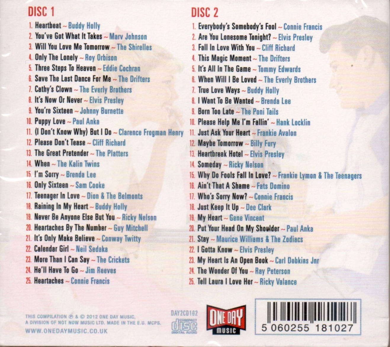 CD,Heartbeats & Heartaches (2CD)(Various Artists)(2012)(EU)