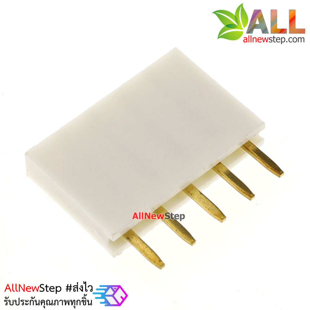 Pin header Female Header Single Row 2.54mm 5p Pin1x5 สีขาว