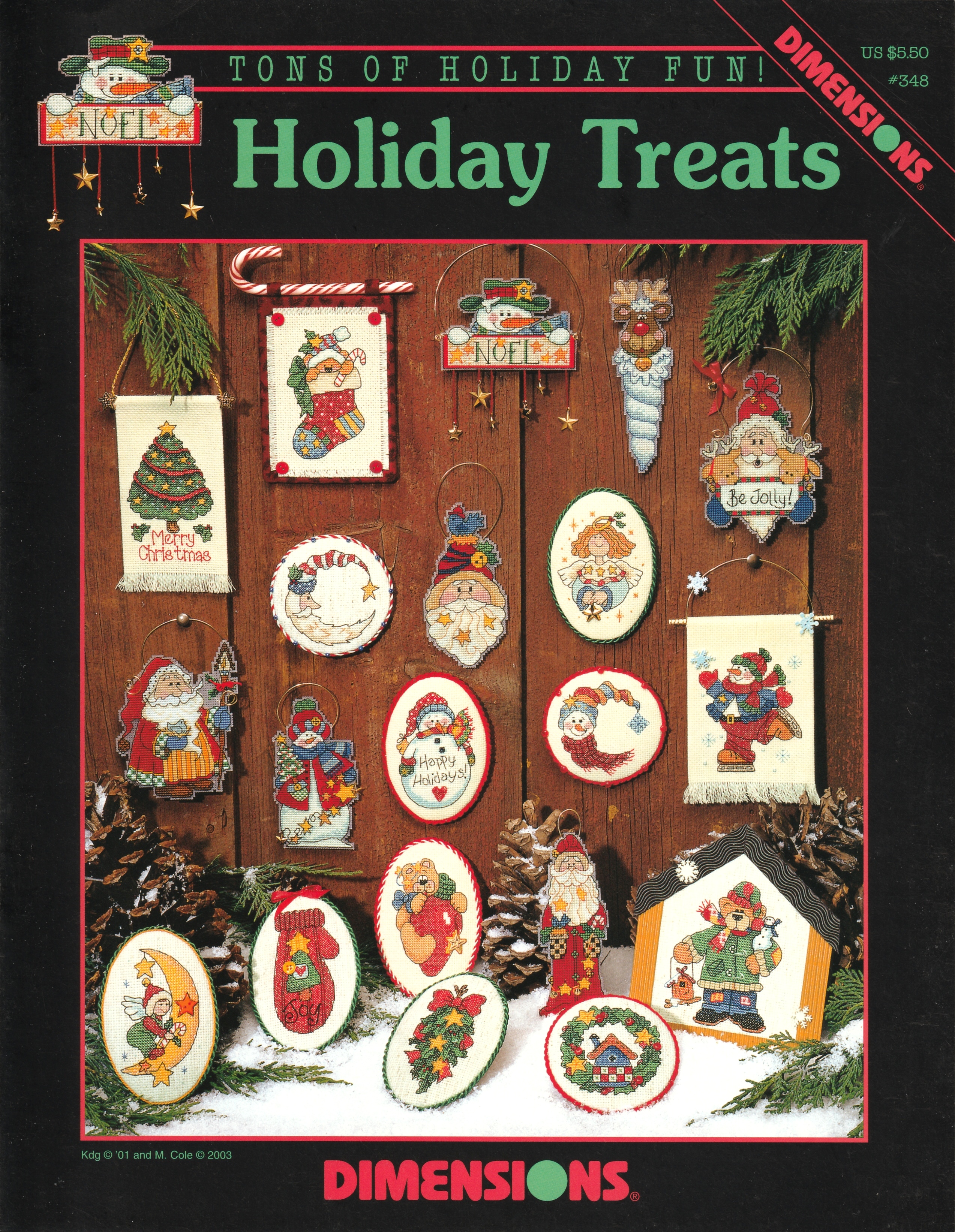 Dimensions ผังลาย Holiday Treats