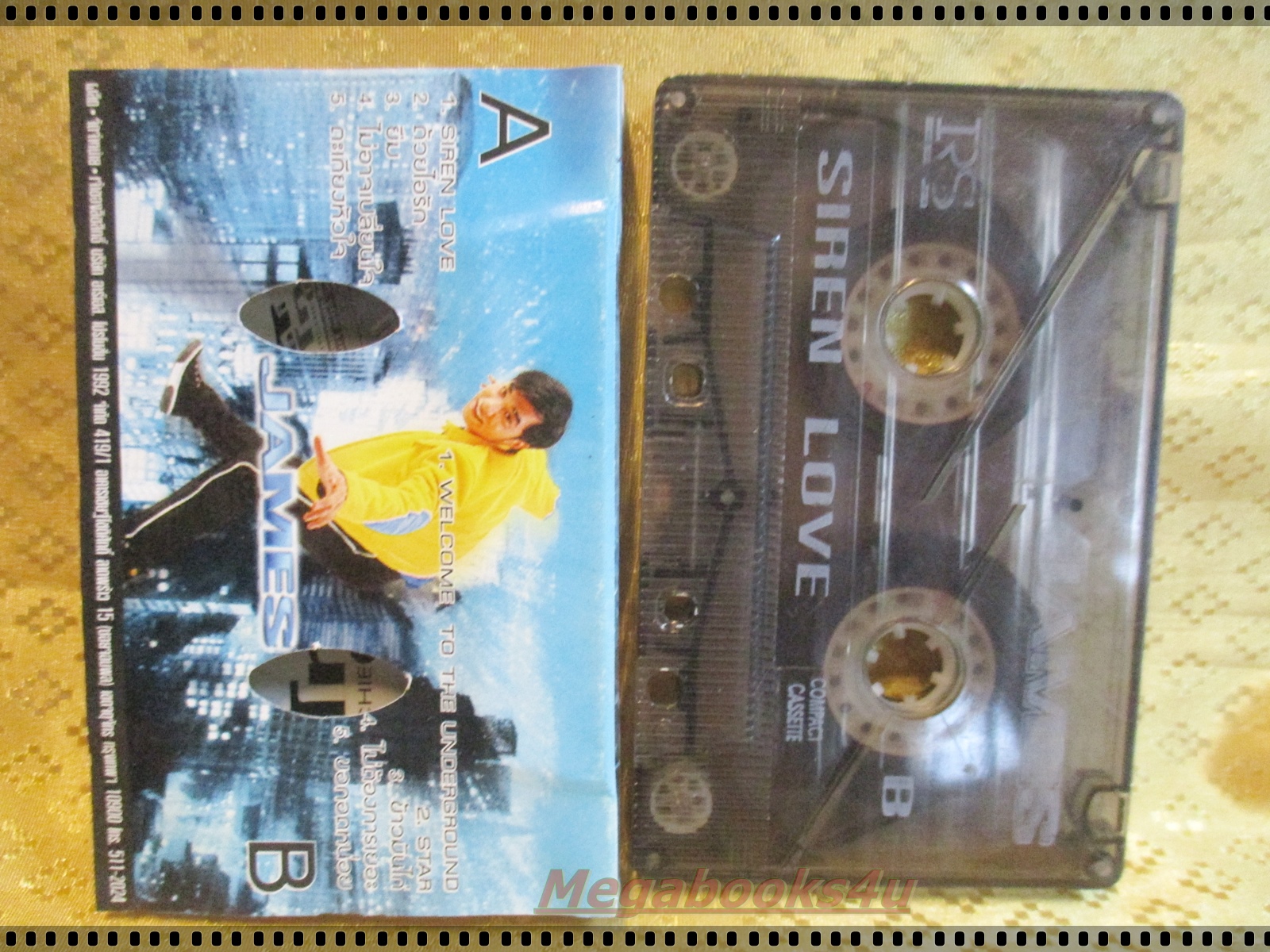 เทปเพลงไทยสากล เจมส์ เรืองศักดิ์ อัลบั้ม SIREN LOVE