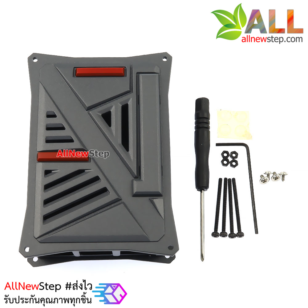 เคส Raspberry Pi4 สีขาวดำ