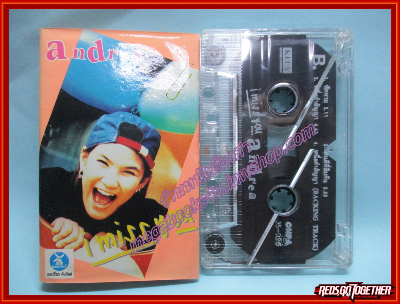 เทปเพลงไทยสากล ANDREA แอนเดรีย สวอเรซ อัลบั้ม I Miss You
