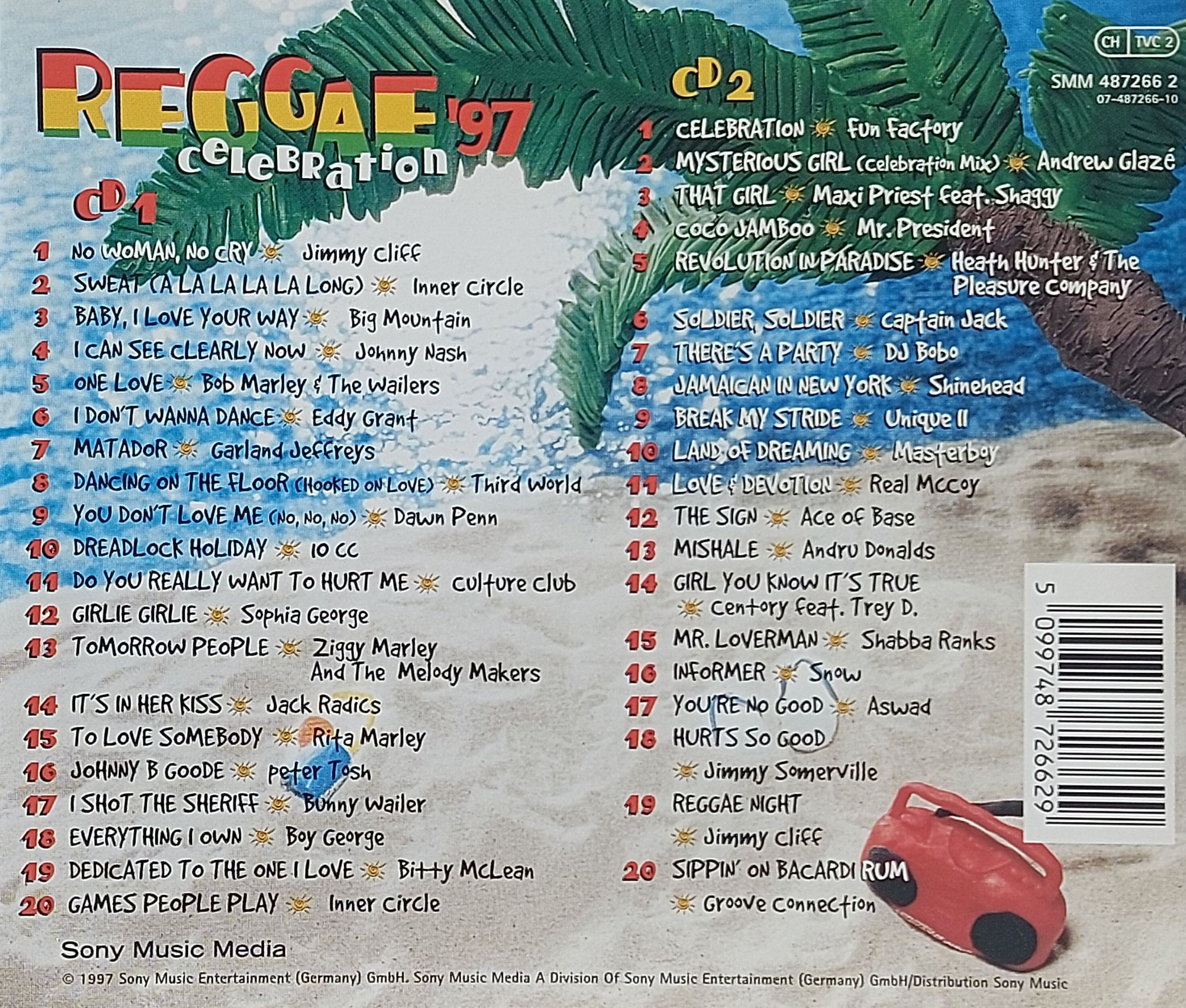 Used CD,Reggae Celebration '97 (A+)(Various Artists)(1997)(Germany)
