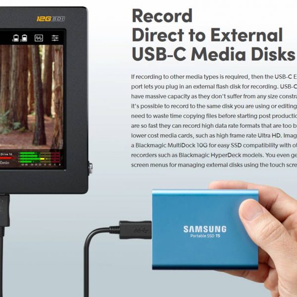 Blackmagic Design Video Assit 7″ 12G HDR Monitor