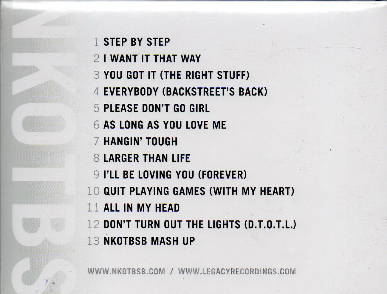 CD,Backstreet Boys & New Kids On The Block - NKOTBSB(2011)(Thai)