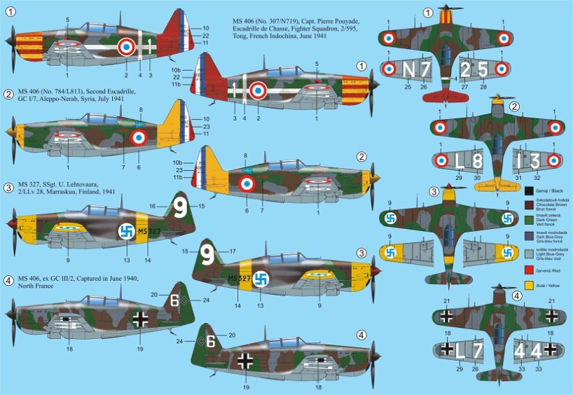 1/72 Morane Saulnier MS.406 Vichy