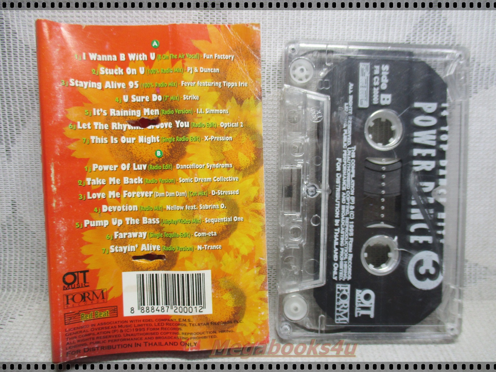 เทปเพลงสากล POWER DANCE