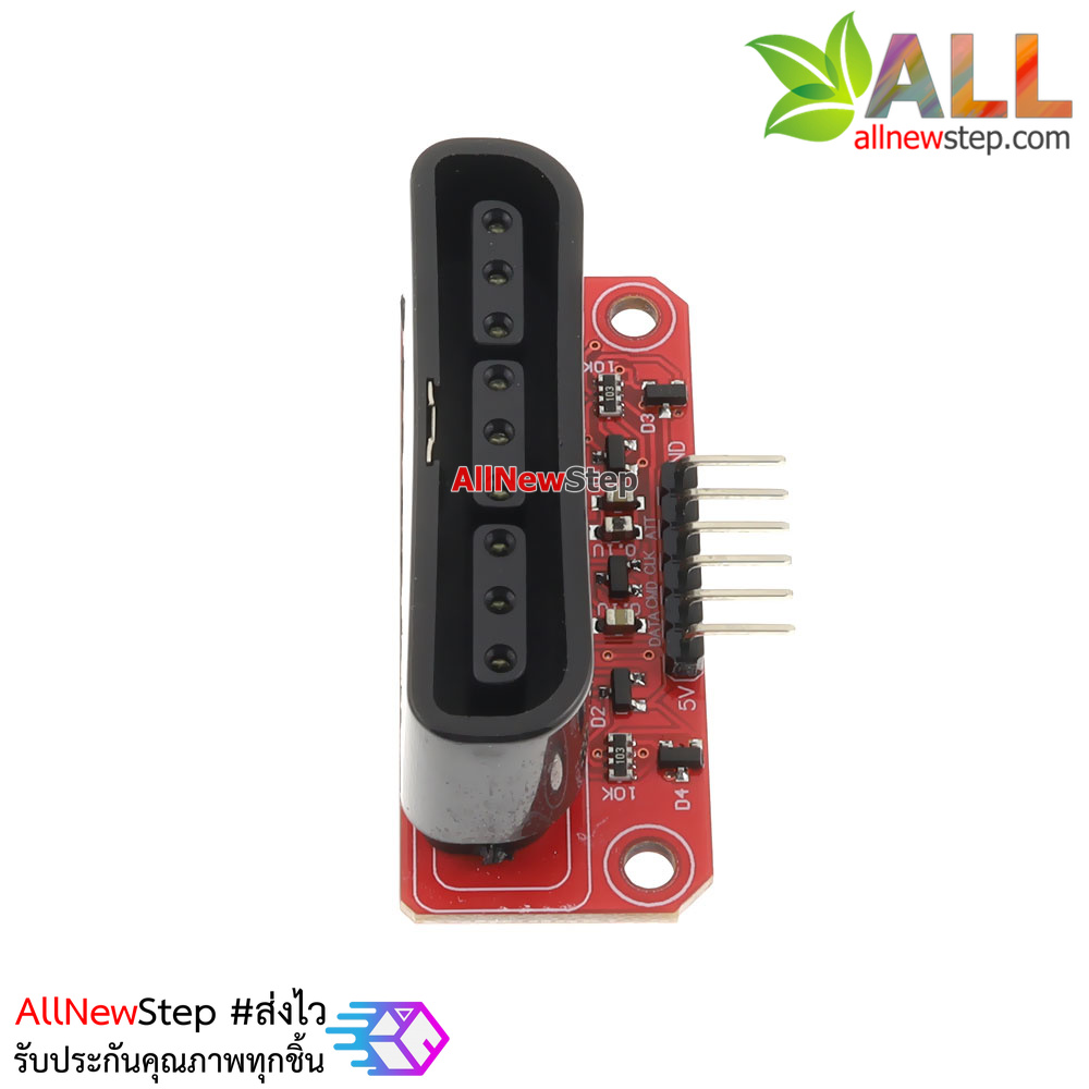 PS2 Joy Adapter for Arduino อะแดปเตอร์แปลงหัว PS2 เป็นขาต่อแบบ SPI สำหรับ Arduino