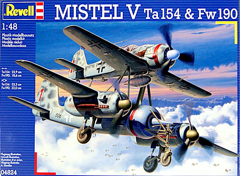 1/48 Mistel V Ta154 & Fw 190
