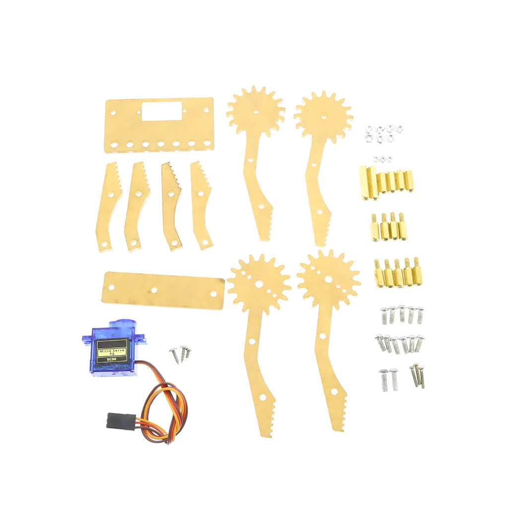 Acrylic Robot Arm Clamp Claw Mount Kit แขนจับสำหรับหุ่นยนต์พร้อมใช้งาน