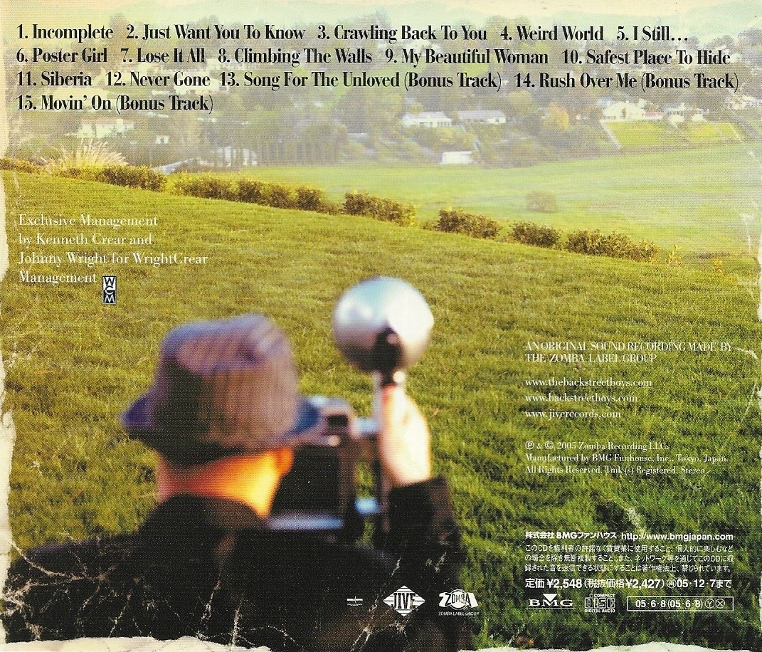 Used CD,Backstreet Boys - Never Gone (A)(2005)(Japan)