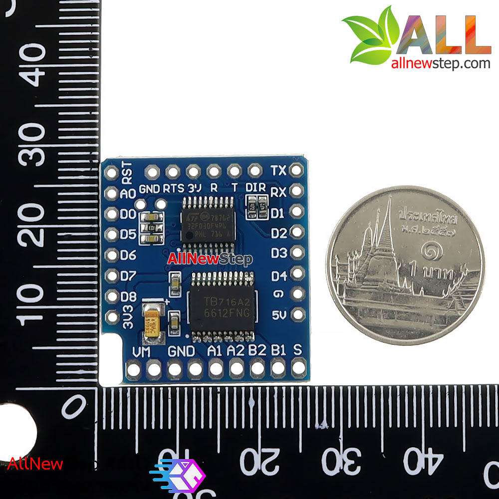 WeMos D1 Mini I2C Dual Motor Drive Shield (TB6612FNG V1.0)