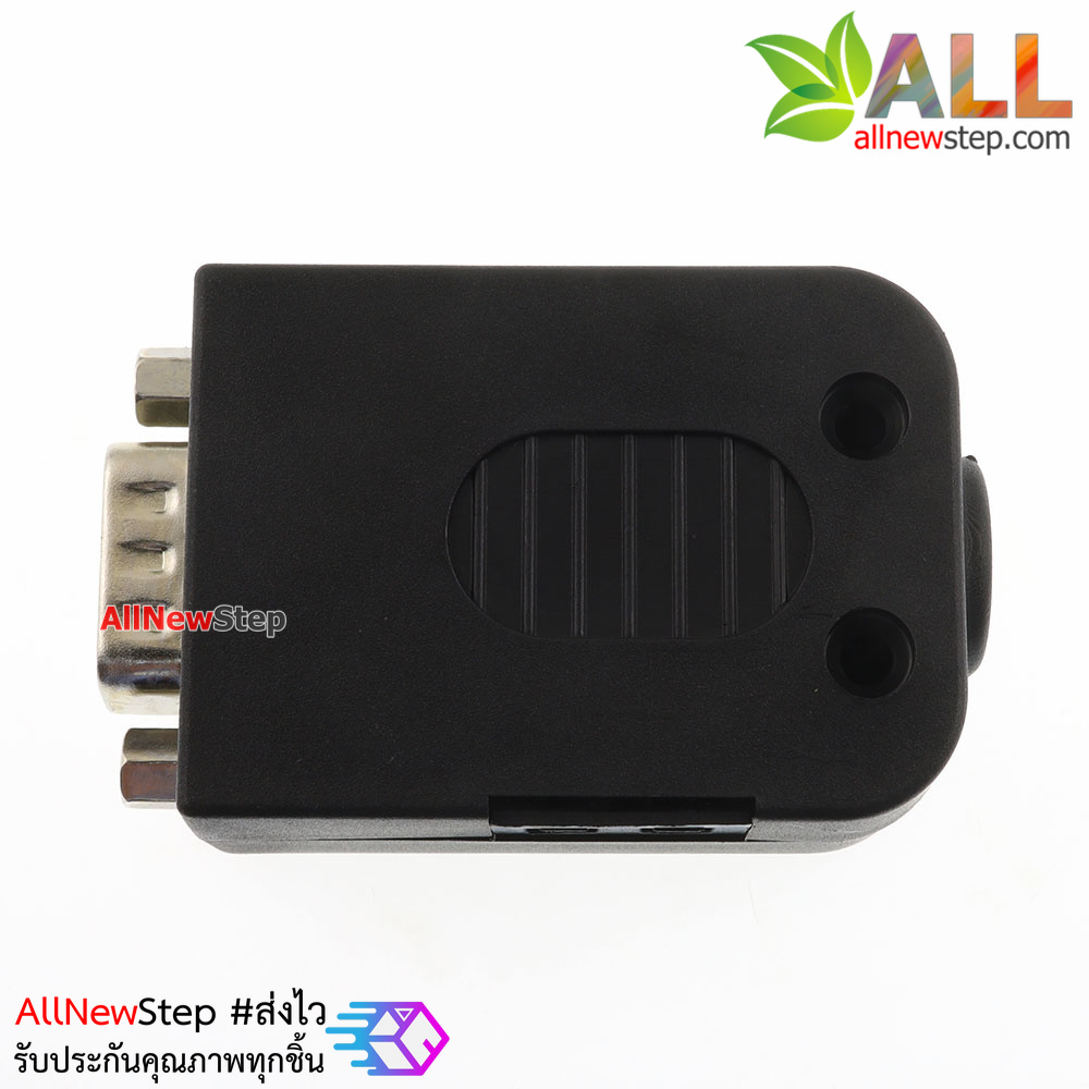 DB9 cable adapter with housing 485 plug rs232 COM adapter terminal หัวแปลง DB9 ตัวผู้