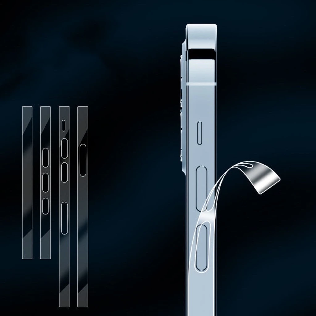 ฟิล์มขอบข้าง ฟิล์มหลัง Hishield ไฮโดรเจล ใส ด้าน ใช้สำหรับ iPhone 16 Pro Max 15 Pro Max 14 Pro Max 14 Plus 13 mini 12 Pro Max ใบกำกับภาษี