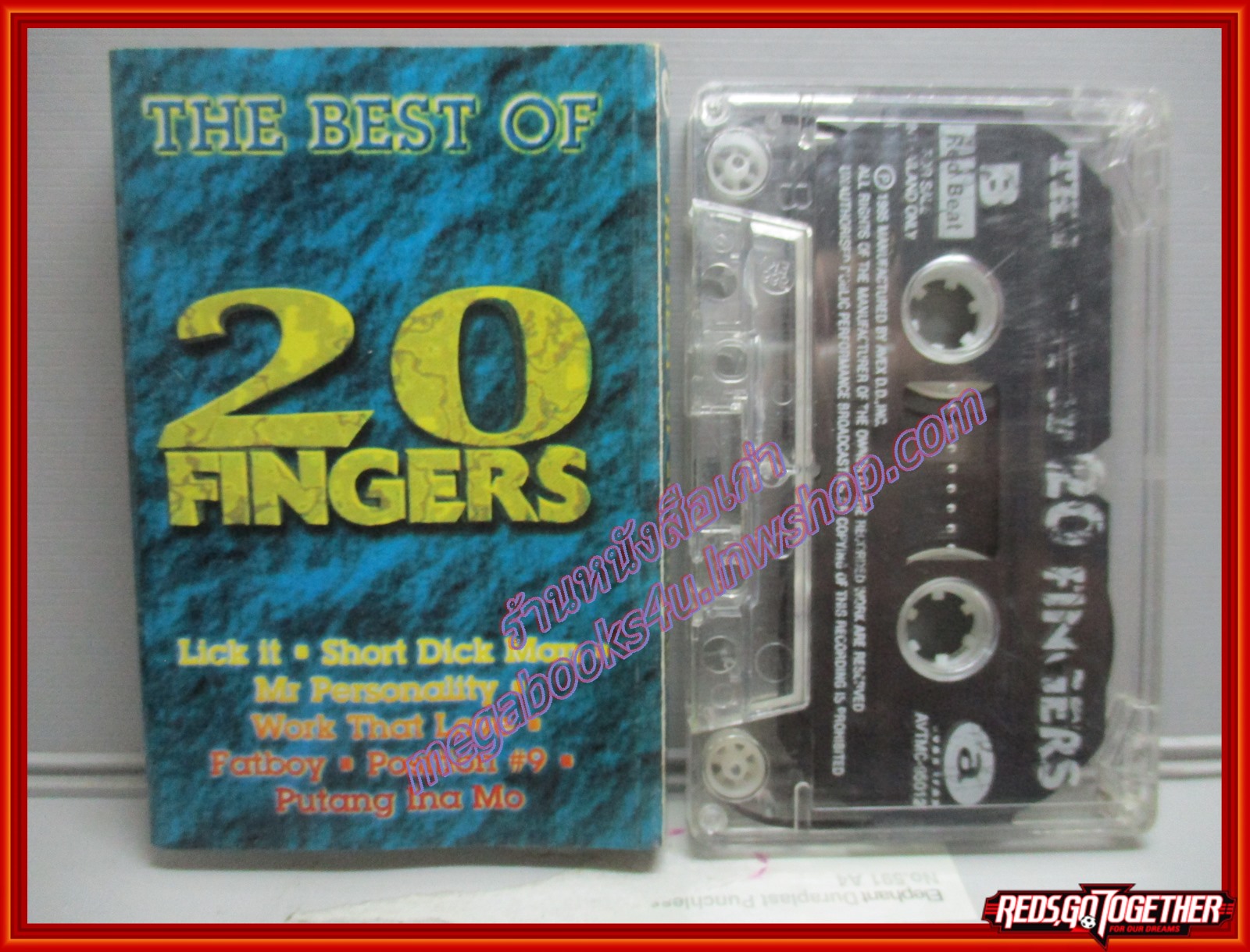 เทปเพลงสากล THE BEST OF 20 FINGERS