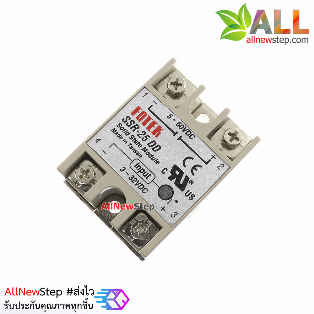 FOTEK 25DD ssr relay รีเลย์แบบไร้สัมผัส 5-60VDC 5A