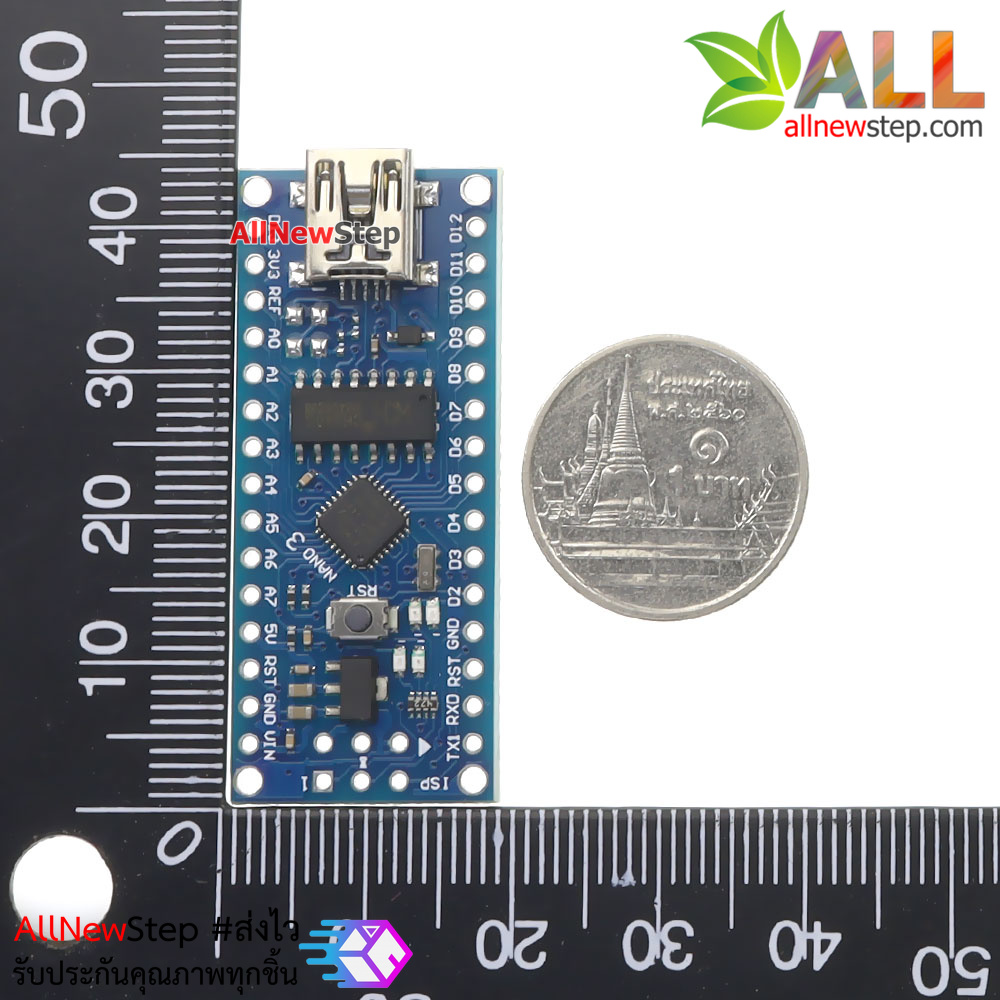 Nano 3.0 Atmega168 ชิฟ USB CH340 ยังไม่บัดกรีขา Arduino Compatible