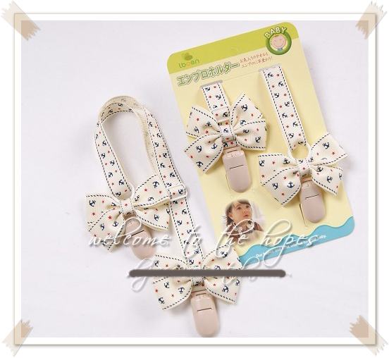 คลิปหนีบผ้ากันเปื้อนเวลาน้องทานอาหารสินค้านำเข้าจากญี่ปุ่นลายน่ารักมากๆจ้า