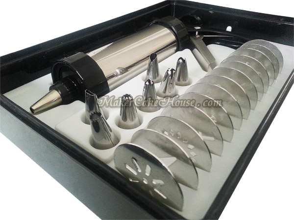 กระบอกกดคุกกี้ และแต่งหน้าเค้ก สแตนเลสคุณภาพดี