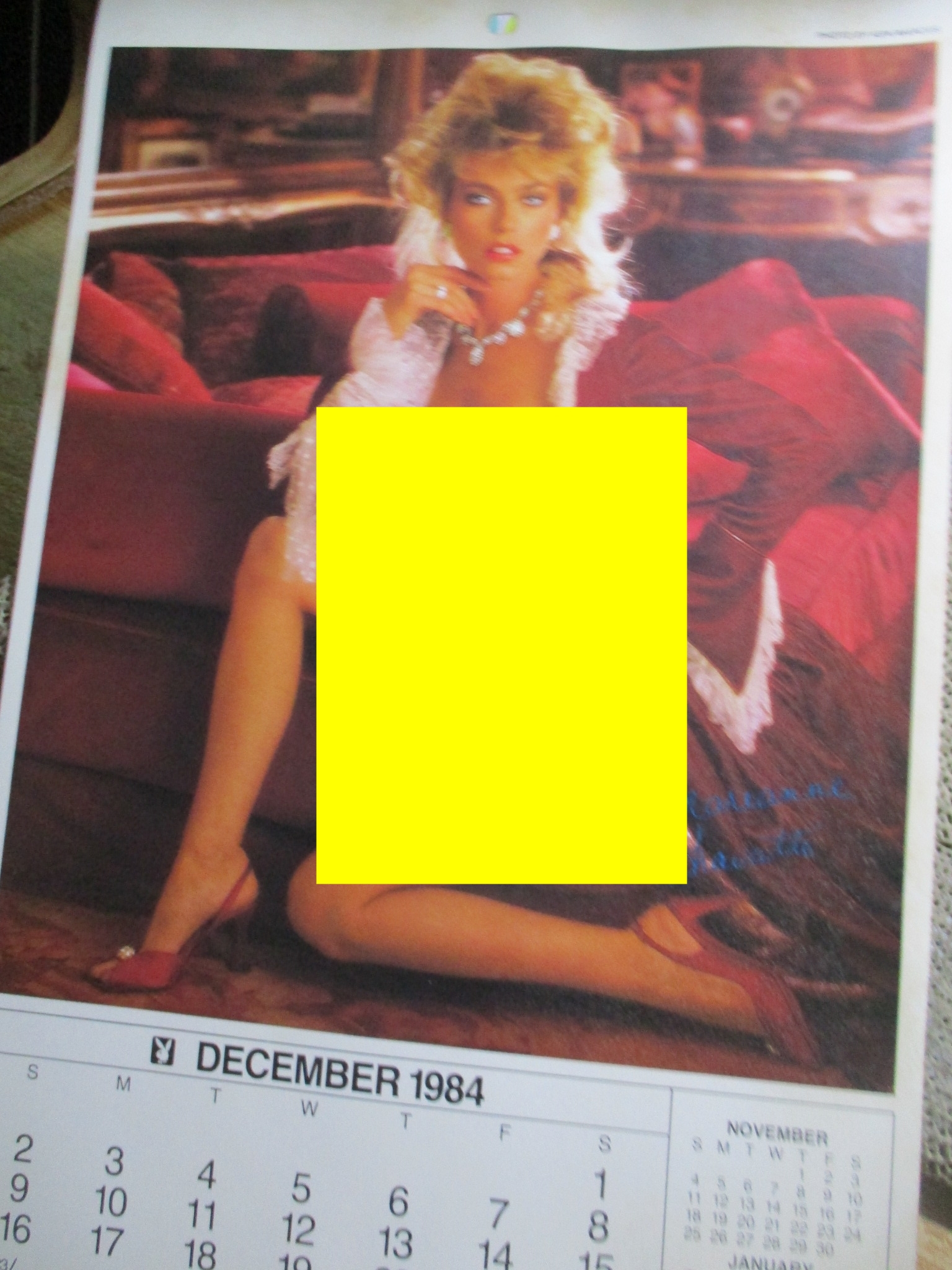 ปฏิทิน playboy ปี1984 12เดือน12นางแบบ ครบถ้วน สภาพดี