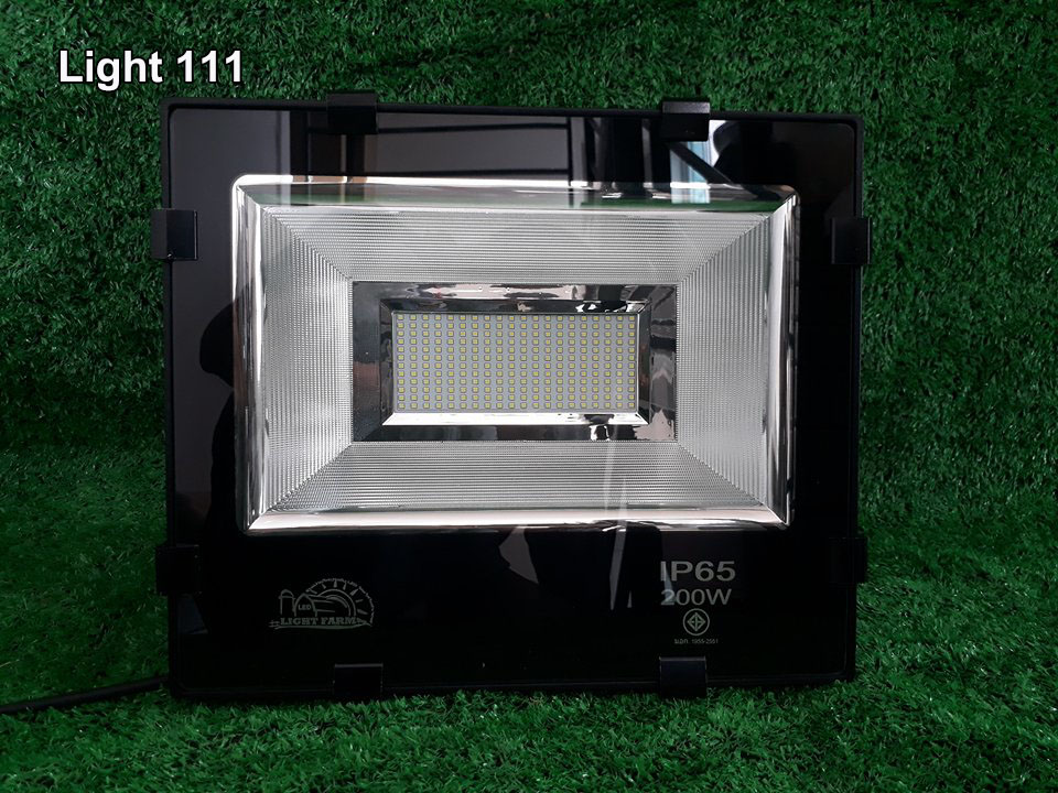 สปอร์ตไลท์ LED 200w (มอก.) แสงสีขาว ( รุ่นพรีเมียม )
