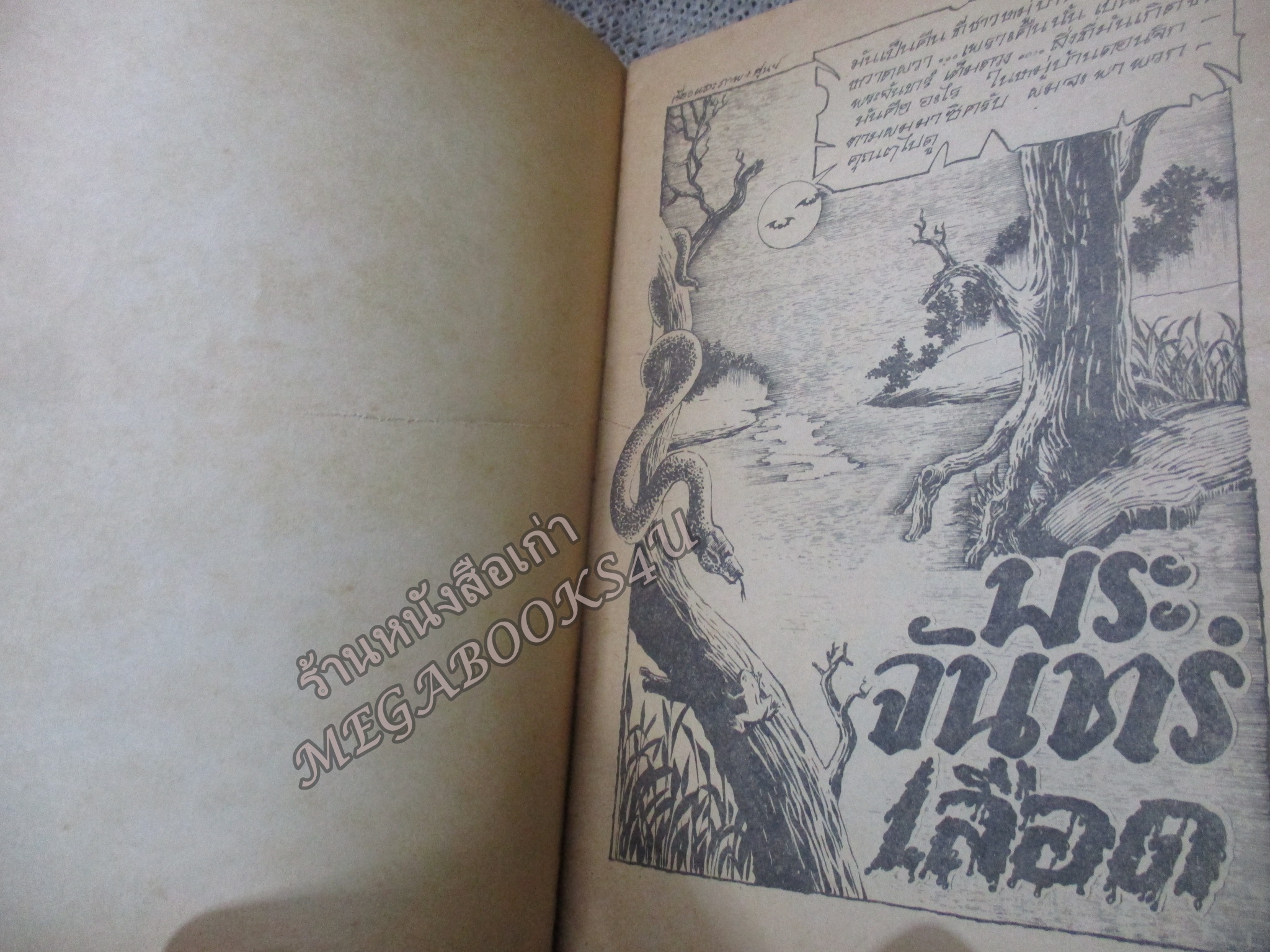 การ์ตูนไทยเล่มละบาท เรื่อง พระจันทร์เลือด โดย ศูนย์