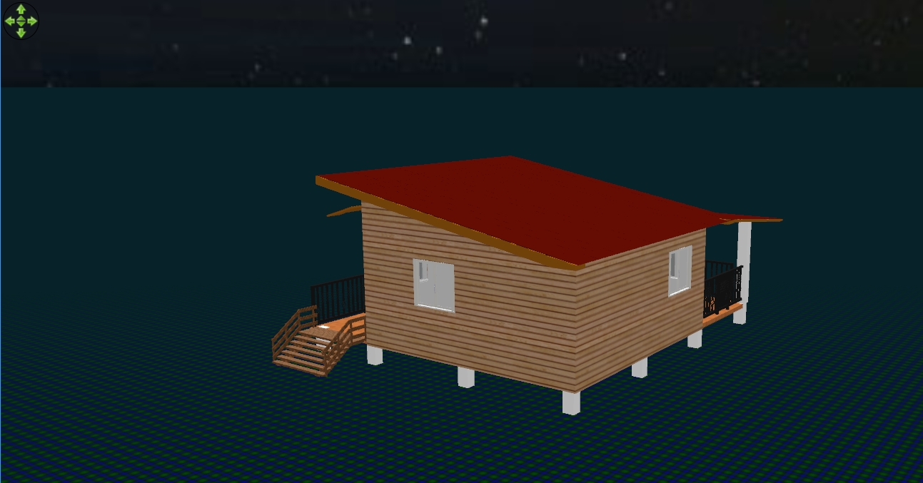 บ้านน็อคดาวน์ ขนาด 9 * 8 เมตร ในตัวบ้าน ขนาด 6*6 เมตร ราคา 550000 บาท