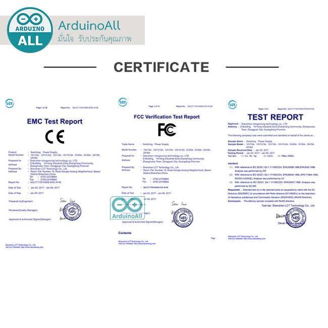 Adapter power supply 220V to 24V 2A แหล่งจ่ายไฟ 24V 2A เต็ม