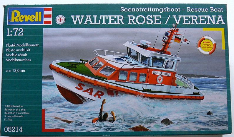 1/72 Seenotrettungsboot Walter Rose/Verena