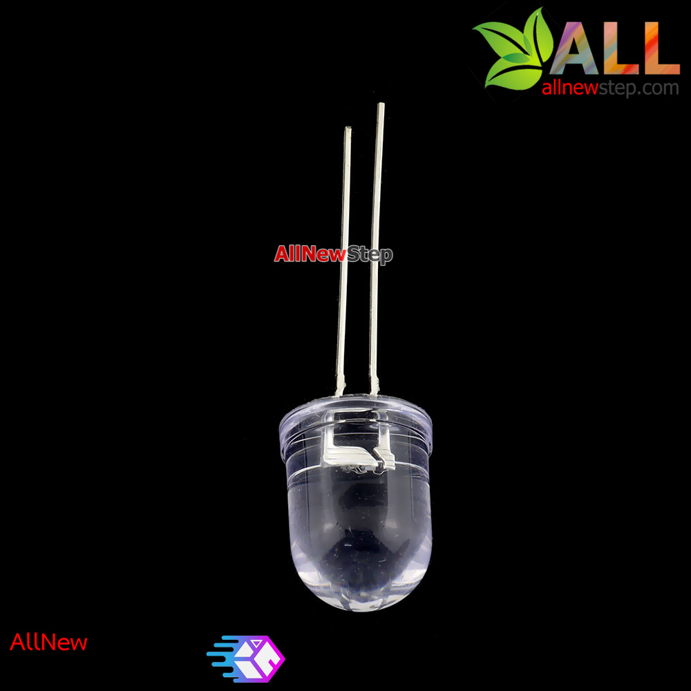 Rainbow LED 10 mm Water clear 7 Colors Flash จำนวน 5 ชิ้น