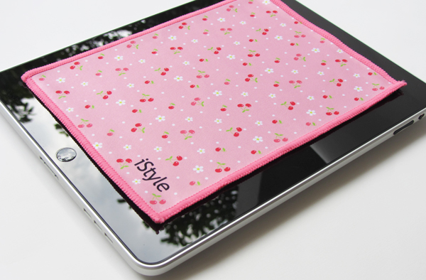 ผ้าเช็ดทำความสะอาดมือถือ แท็บเล็ต- Cherry Pink
