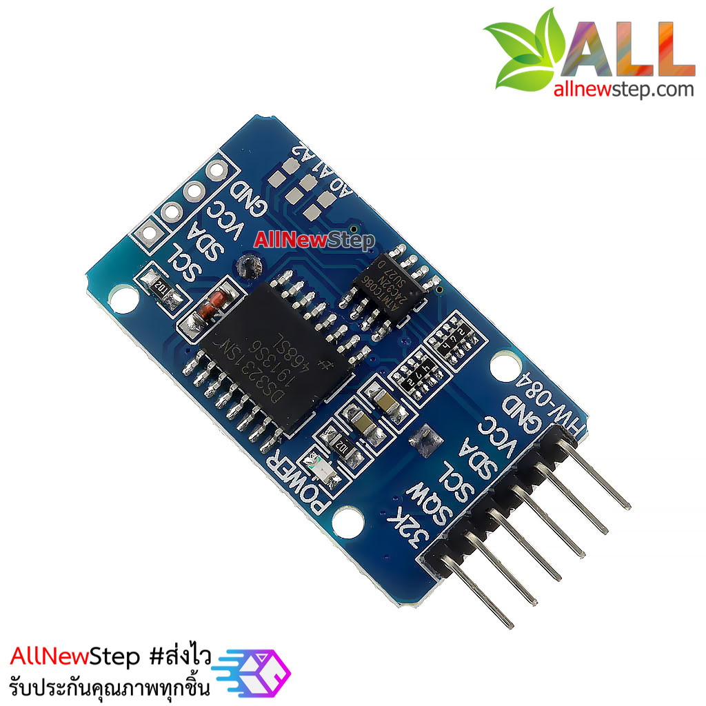 DS3231 Module โมดูลนาฬิกา DS3231M และเซนเซอร์วัดอุณหภูมิ พร้อมแบตเตอร์รี่
