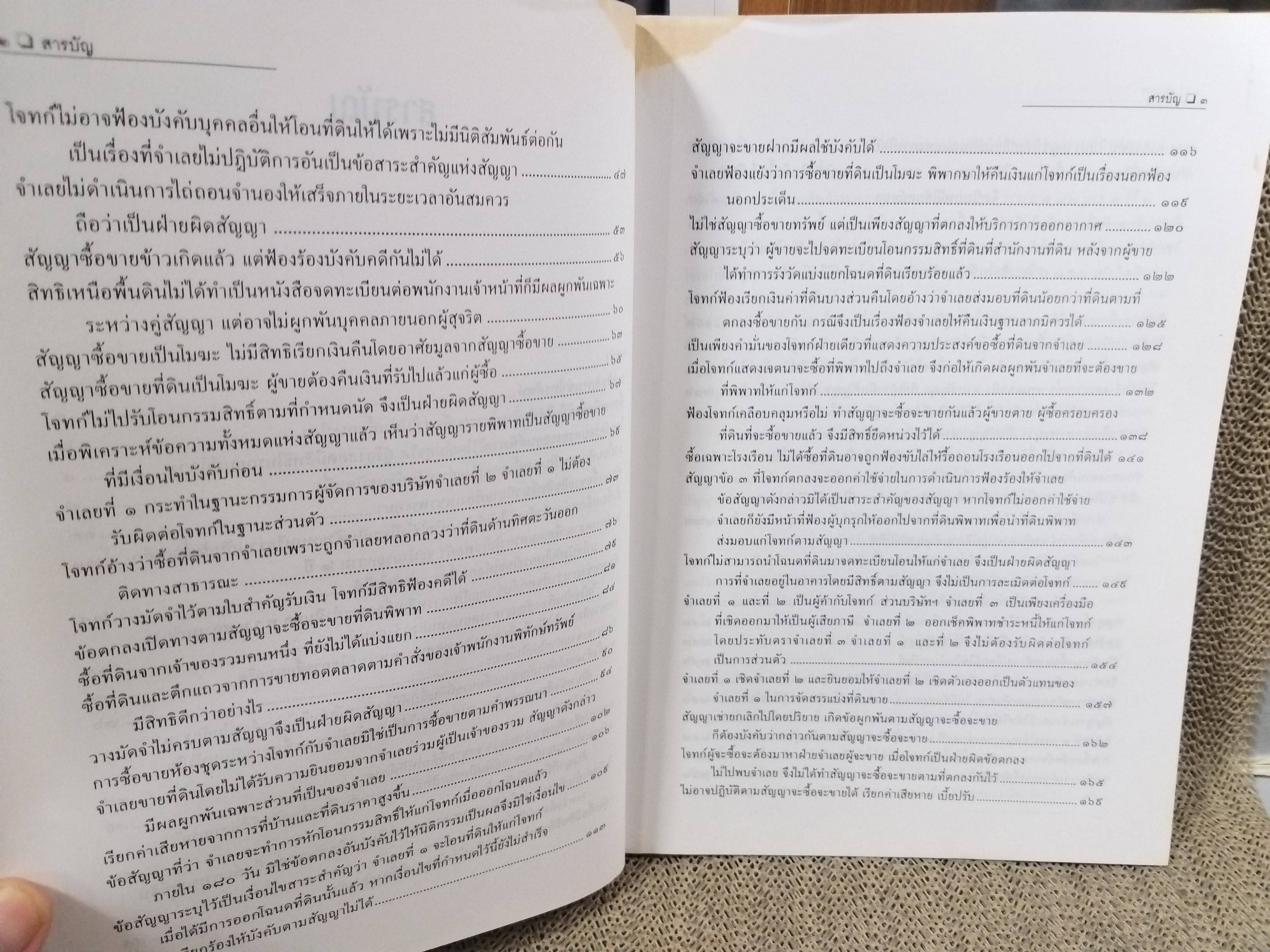 รวมคำพิพากษาศาลฎีกาประเด็นสำคัญ ข้อพิพาทสัญญาซื้อขาย (ฉบับเตรียมพร้อมทุกอย่าง) / พรรลอง มั่นดี / ตำหนิมีรอยเปื้อนตรงสันปกด้านบน ไม่มีปัญหาเรื่องการเปิดอ่าน / ไม่มีรอยขีดเขียนด้านใน