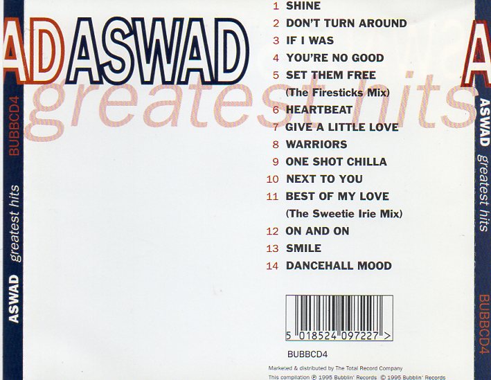 CD,Aswad - Greatest Hits