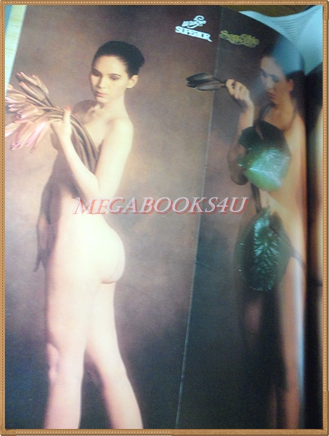 อัลบั้มรวมสุดยอดนางแบบปฏิทินปี 2539 ART S ON FILM มีรอยคราบน้ำด้านล่างนิดเดียว มีร่องรอยกระดาษติด