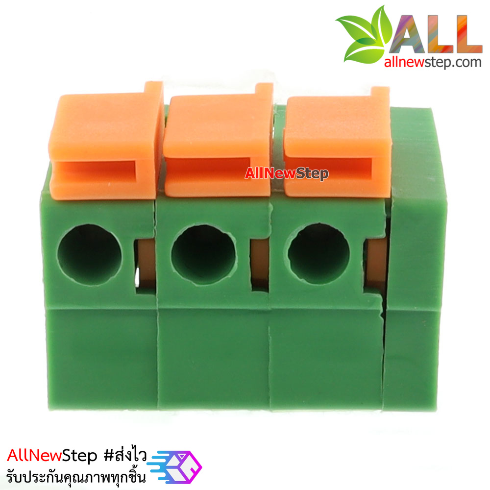 Terminal KF142V KF142R 5.08mm screw-free spring type PCB 3p แบบ 3 ขานอน